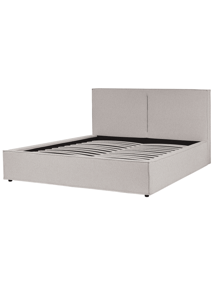 Beliani Doppelbett MOISSAC in Grau/Schwarz - (W) 197 x (H) 108 x (L) 224 cm günstig kaufen onesize