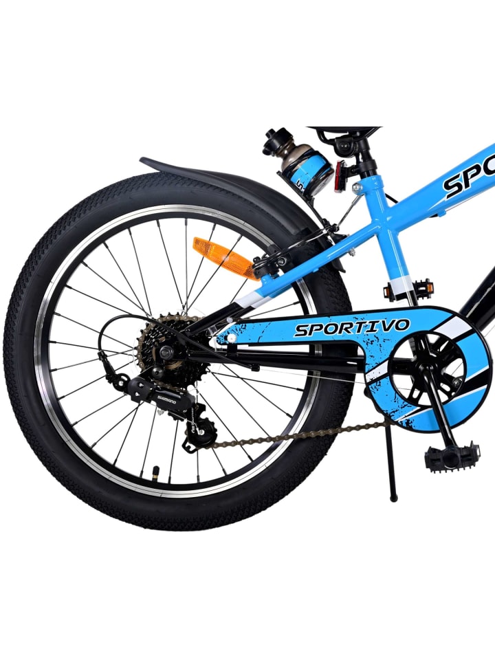 Volare Kinderfahrrad Sportivo für Jungen 20 Zoll Kinderrad in Blau, 7 Gänge 6 Jahre günstig kaufen onesize