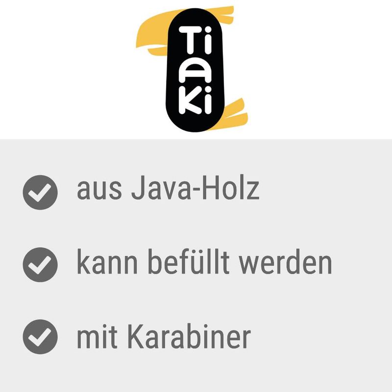 TIAKI Foraging-Rolle aus Java Holz zu TOP-Preisen