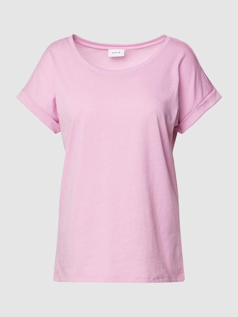 T-Shirt mit Rundhalsausschnitt Modell 'DREAMERS PURE' in rosé