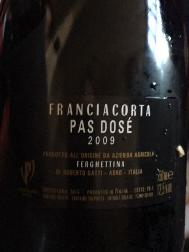 FerghettinaFranciacorta Pas Dosè 2013