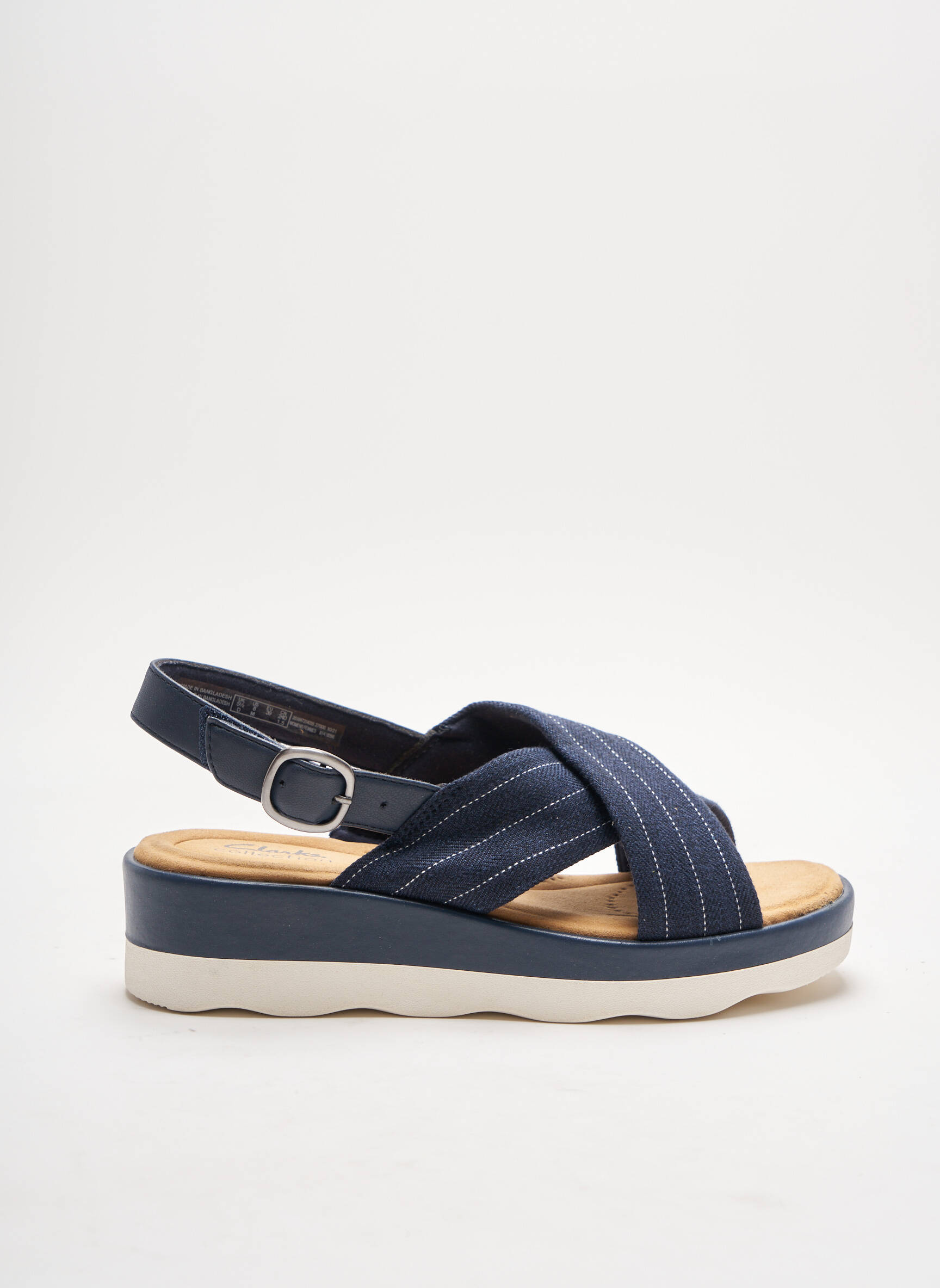 Clarks Sandales Nu Pieds Femme couleur bleu