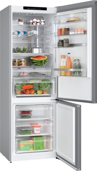 BOSCH Kühl-/Gefrierkombination KGN49LBCF, 203 cm hoch, 70 cm breit