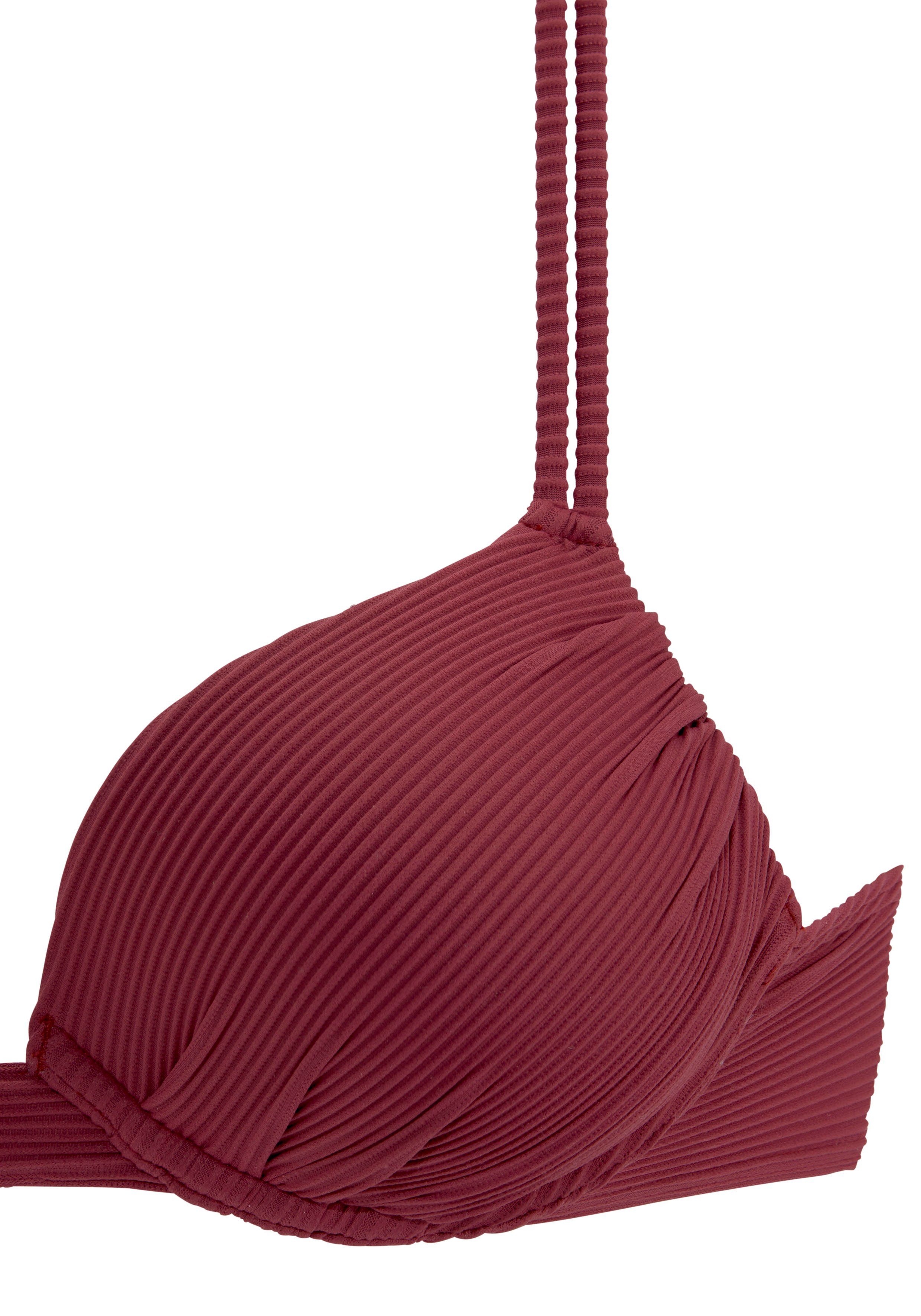 Sunseeker Push-Up-Bikini-Top Fancy, aus eleganter Strukturware