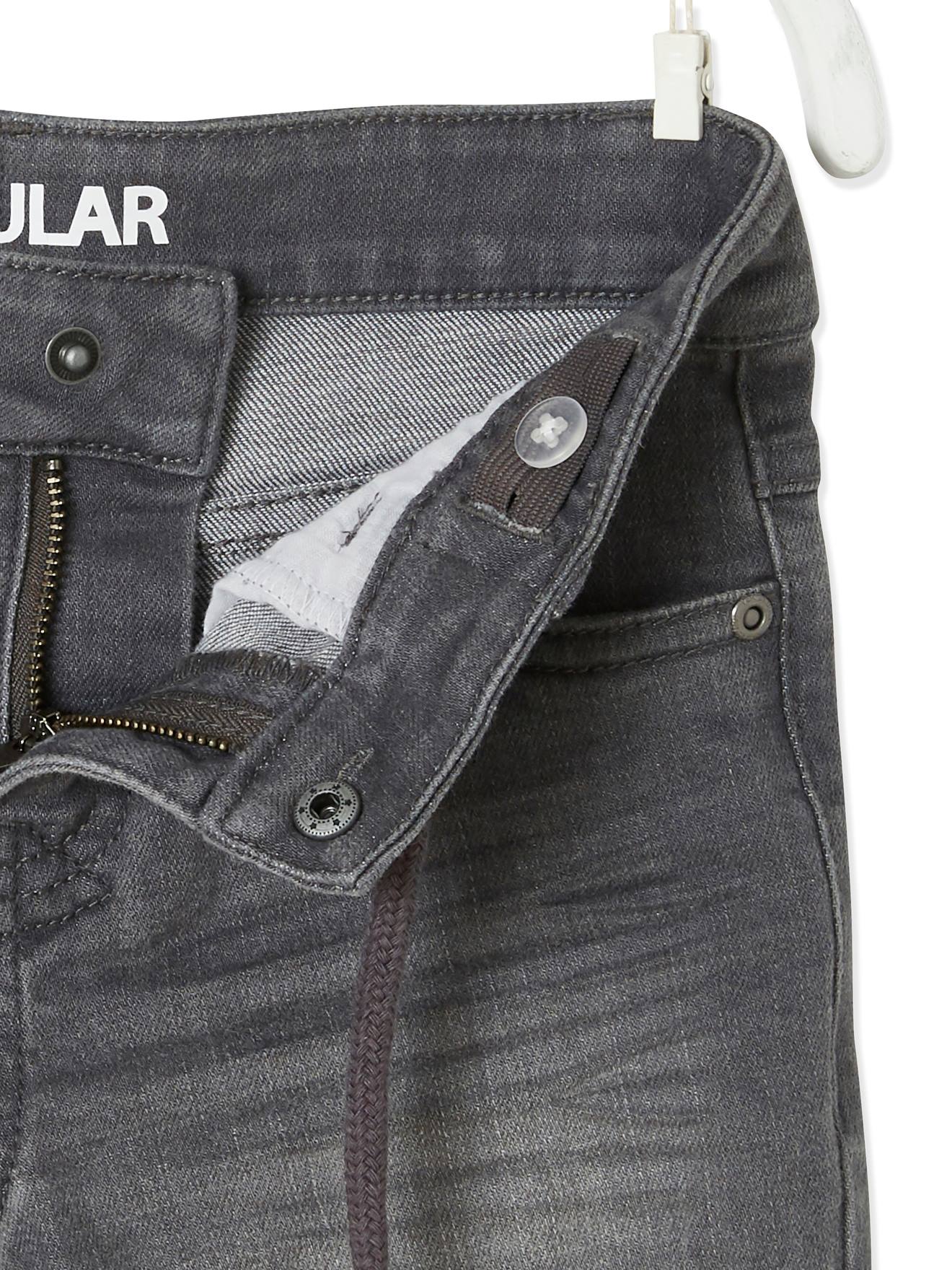 Bermuda en jean garçon denim gris