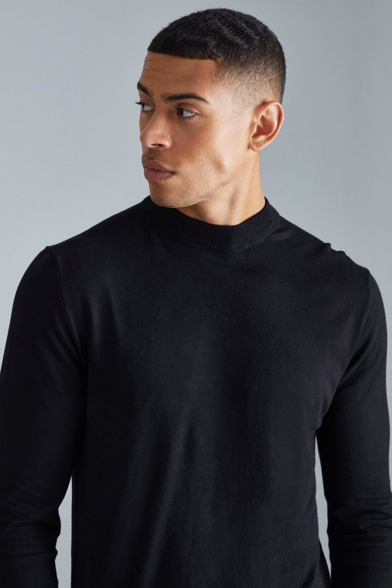 Recycelter Rollkragenpullover
