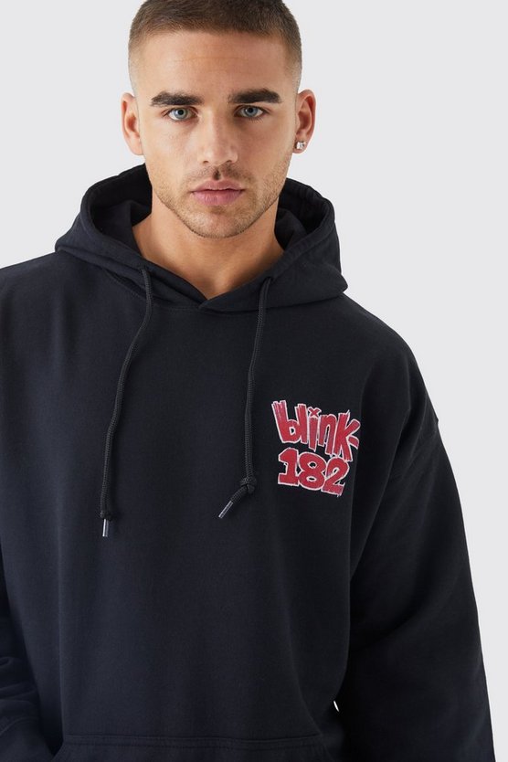 Oversize Hoodie mit lizenziertem Blink 182 Print