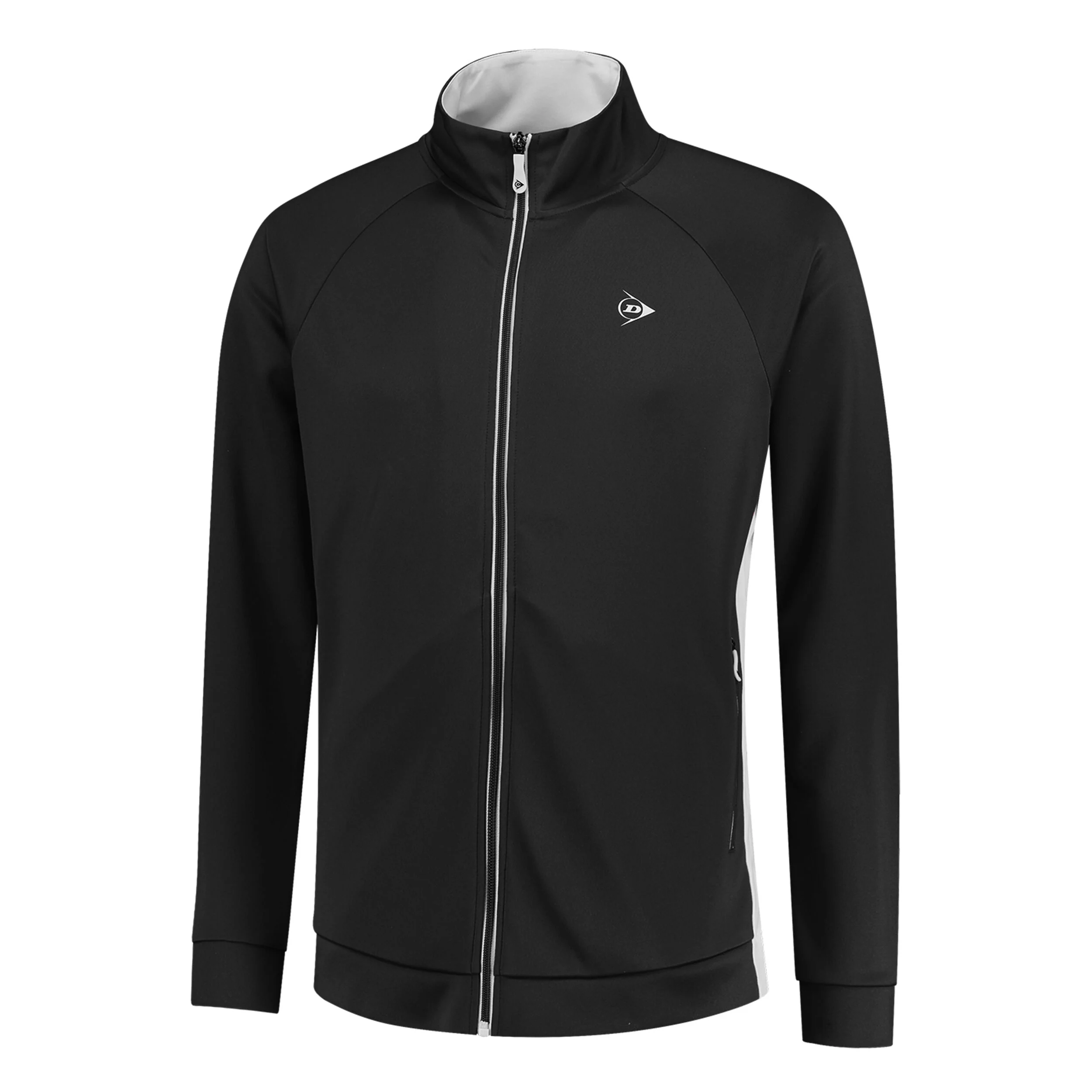 Knitted Trainingsjacke Herren - Schwarz, Weiß