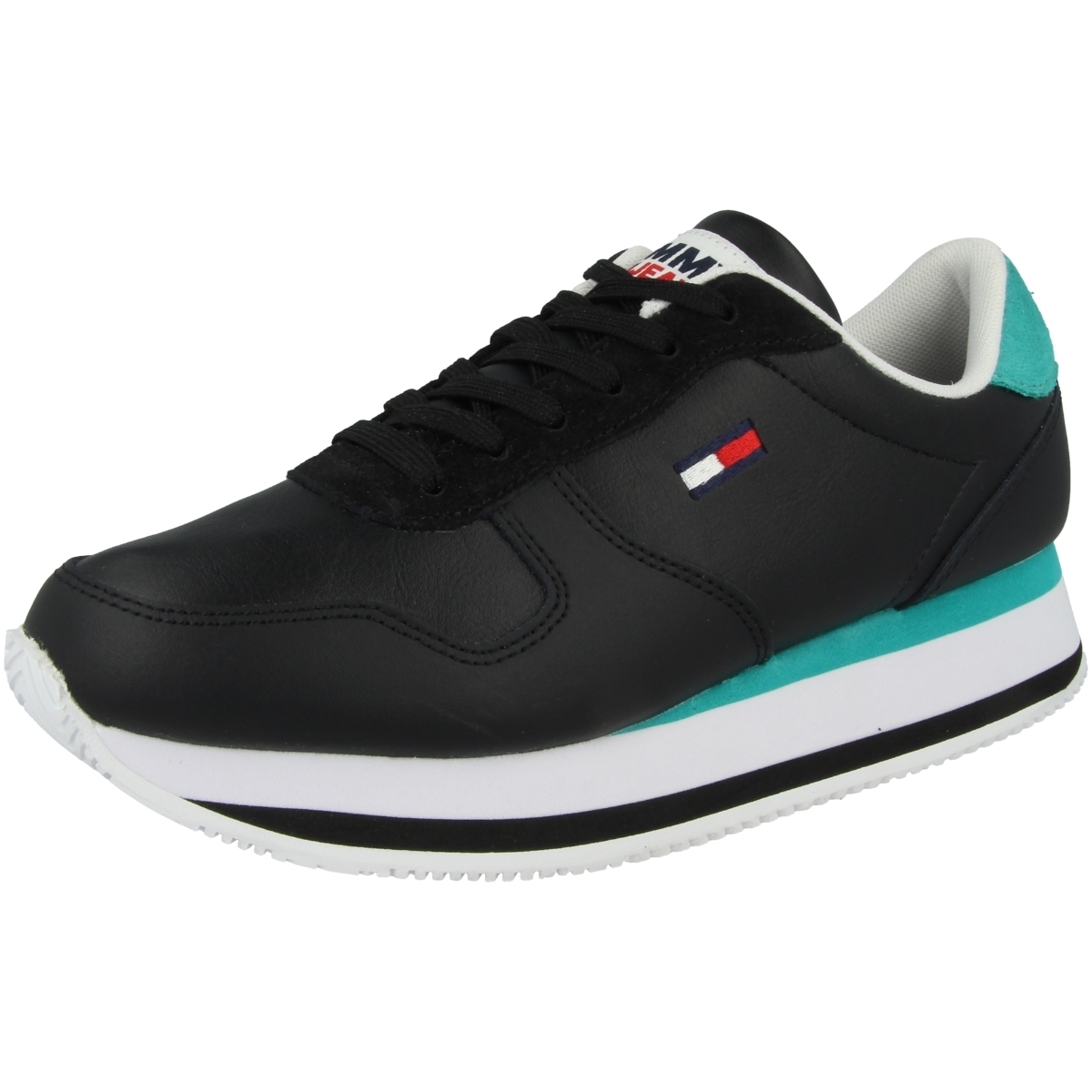 Tommy Hilfiger Tommy Jeans Flatform Essential Runner Sneaker low schwarz