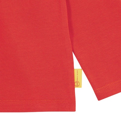 T-Shirt langarm, rot für Mädchen