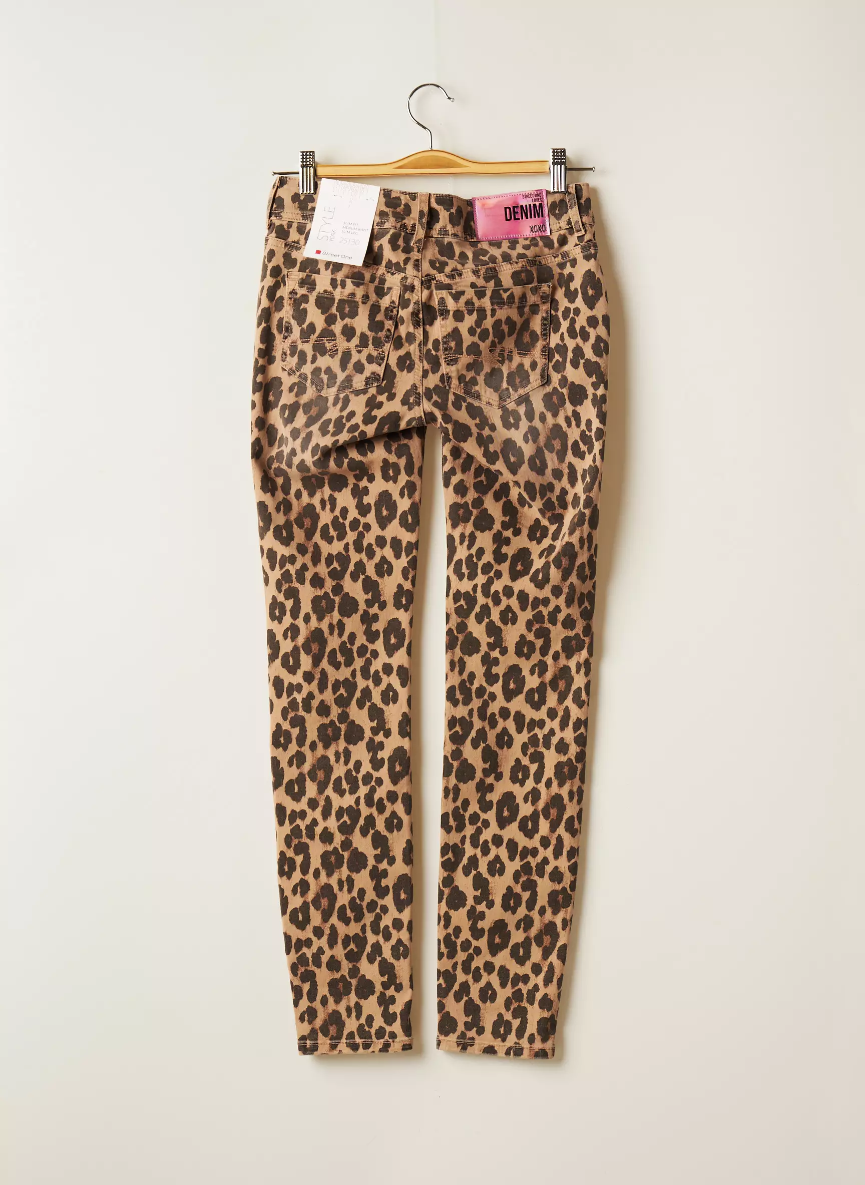 Street One Pantalons Slim Femme couleur beige