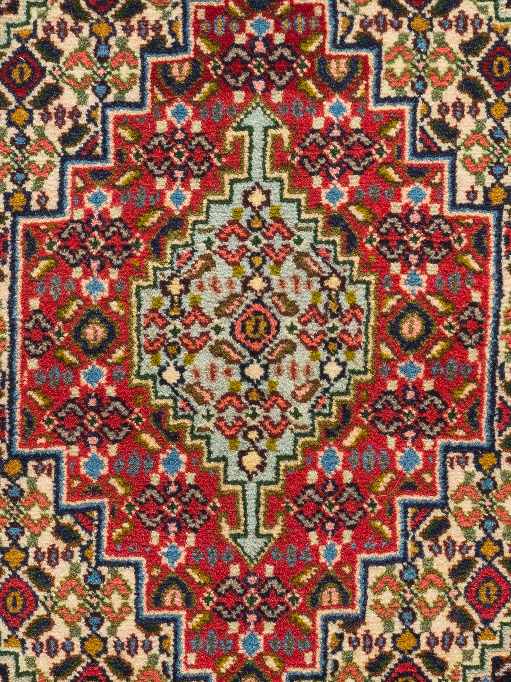 Senneh ca. 75 x 103 cm, Unikat / Einzelstück