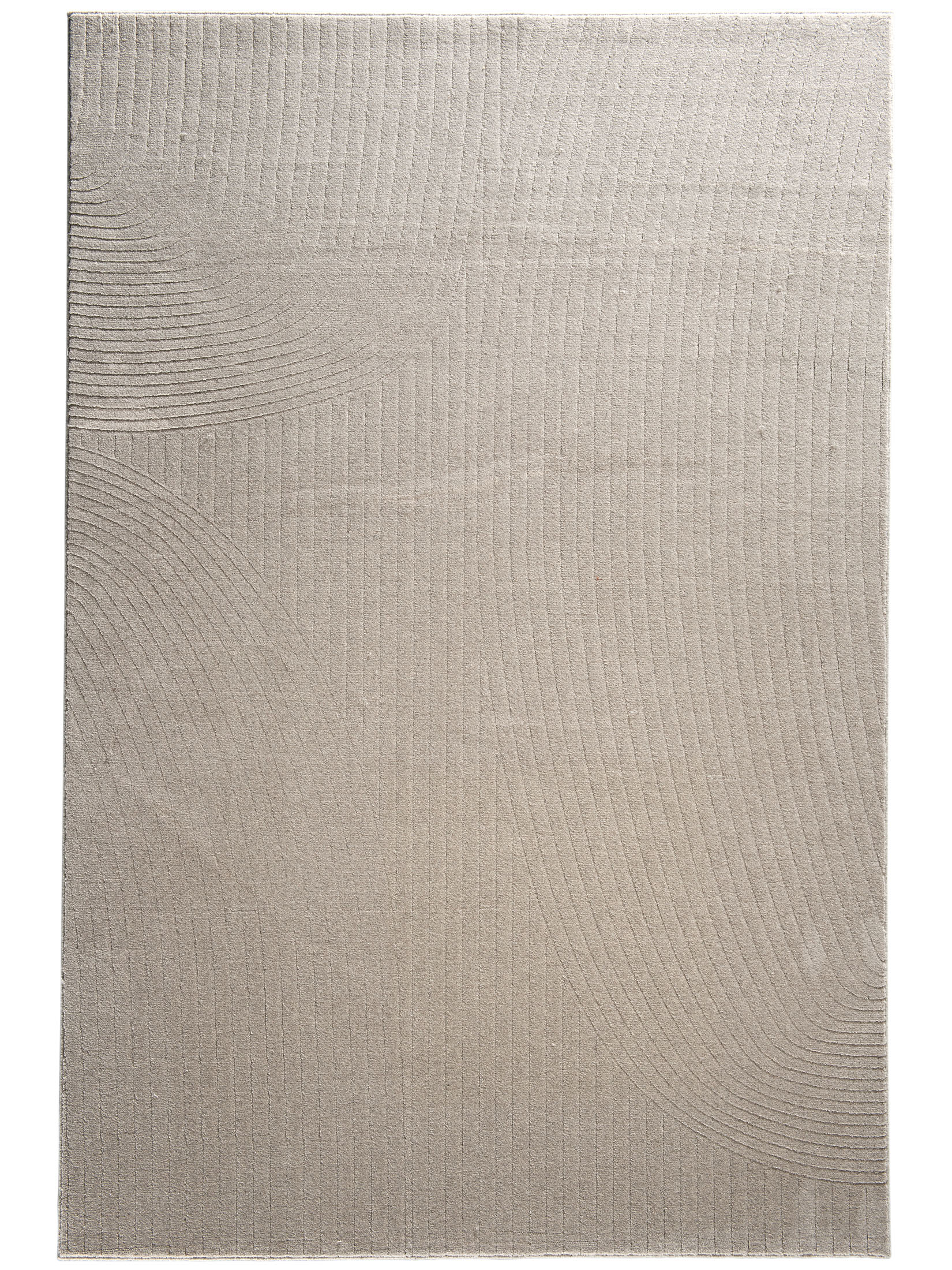 Belmar Moderner Teppich, Silber