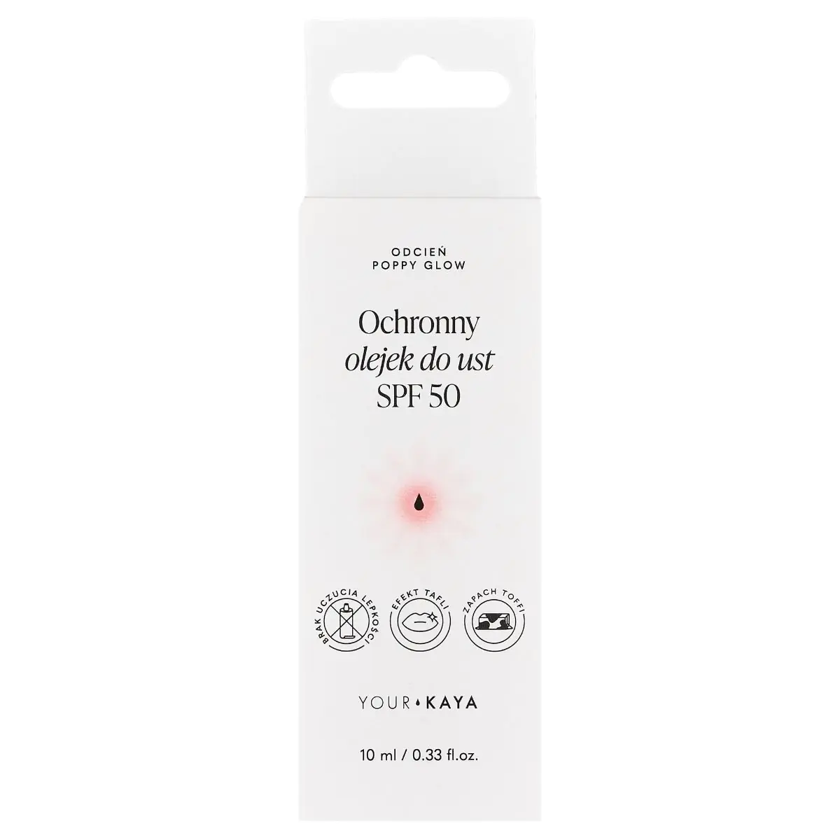 Vaše Kaya Poppy Glow zaštitno ulje za usne SPF 50