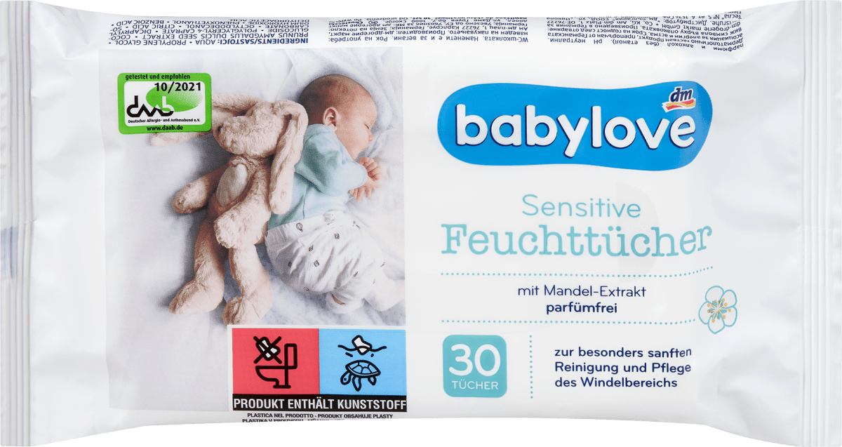 Feuchttücher sensitive, 30 St