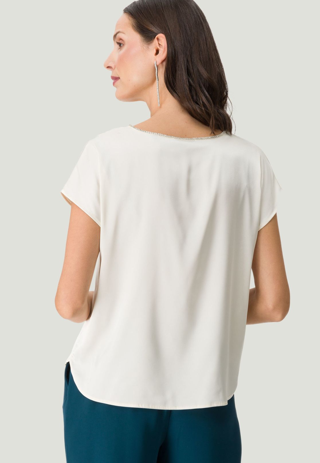 Blusenshirt mit Glitzersteinen