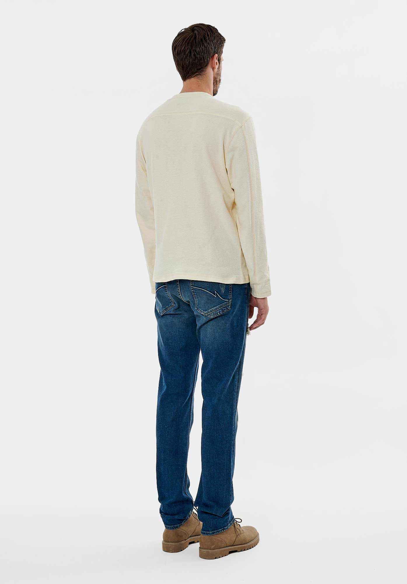 TINS   T-shirt blanc homme 100% coton