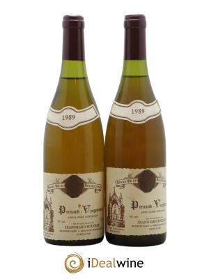 Pernand-Vergelesses Domaine Jeanniard Boudier 1989 - Lot de 2 Bouteilles