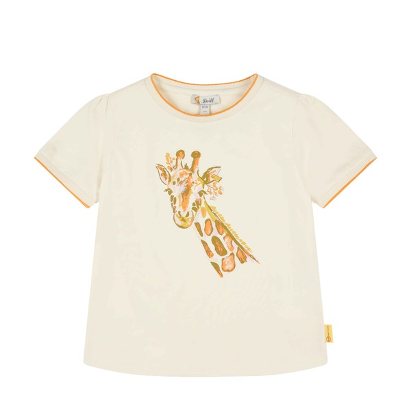 T-Shirt kurzarm, beige für Mädchen