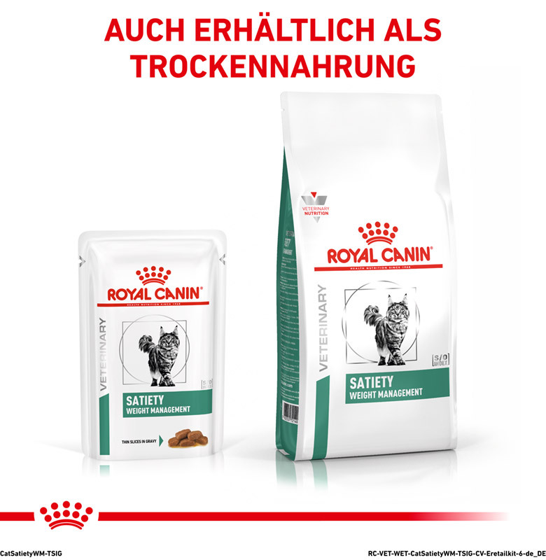 ROYAL CANIN Übergewicht ROYAL CANIN Veterinary Satiety Weight Management 12x85g