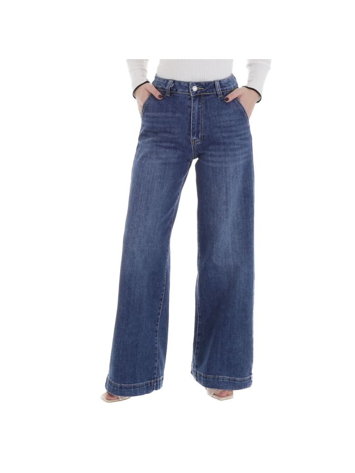 Ital-Design Jeans in Blau günstig kaufen XS