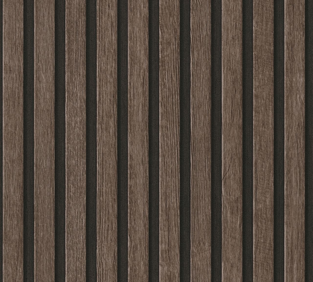 AS Creation A.S. Création - Tapete Holzpaneele Dunkelbraun