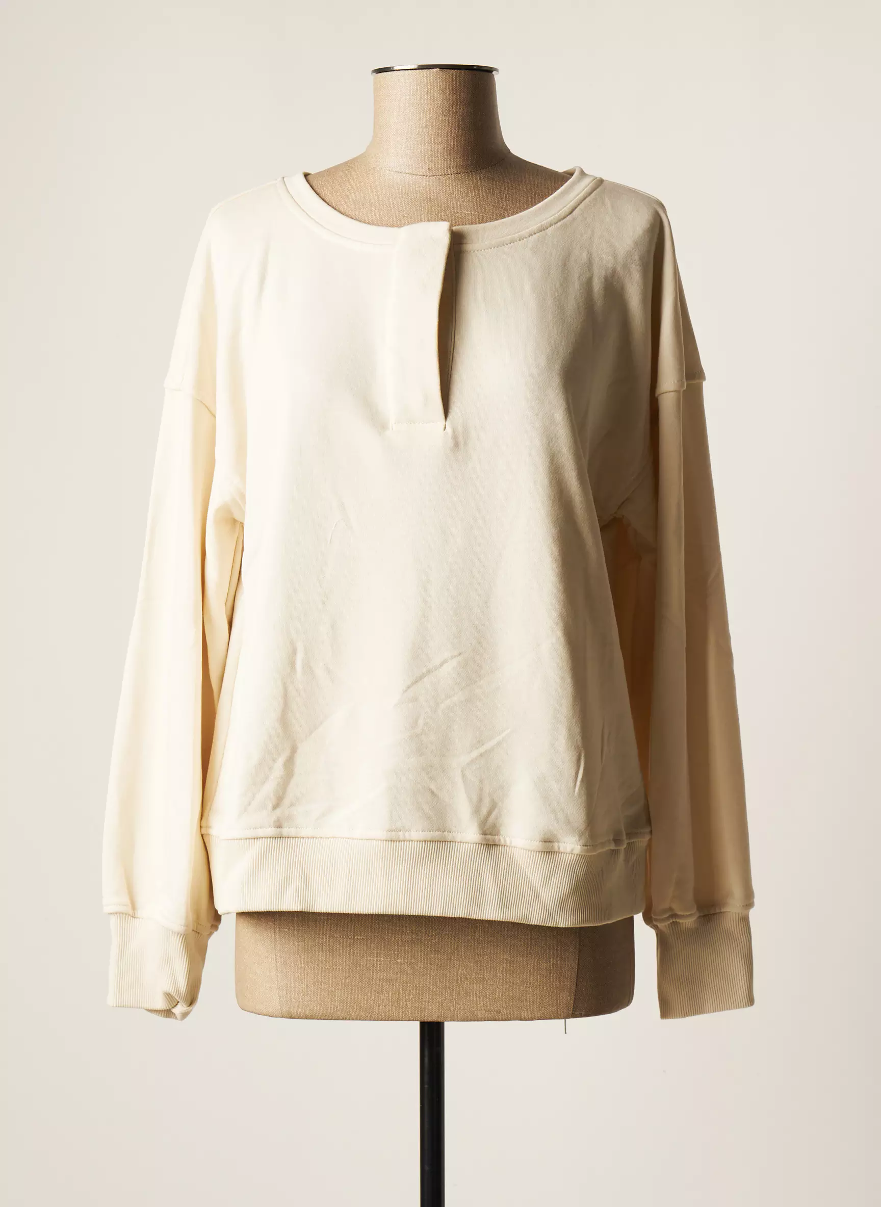Vila Sweats Femme couleur beige
