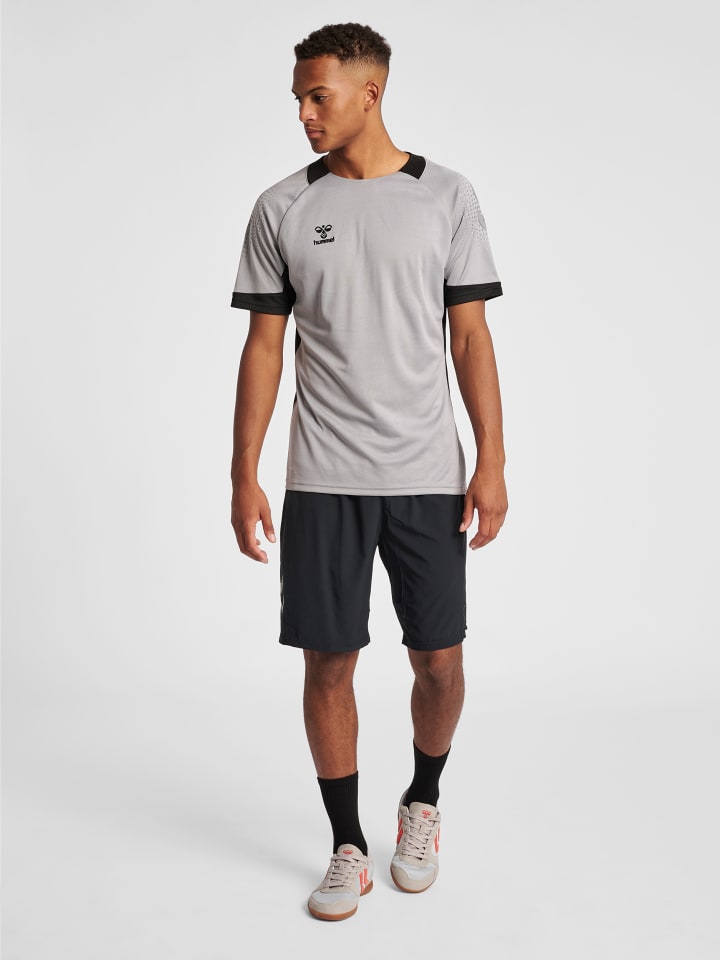 Hummel Hummel T-Shirt Hmllead Herren in GREY MELANGE günstig kaufen S