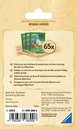 Disney Lorcana: Die Tintenlande - Kartenhüllen Robin Hood