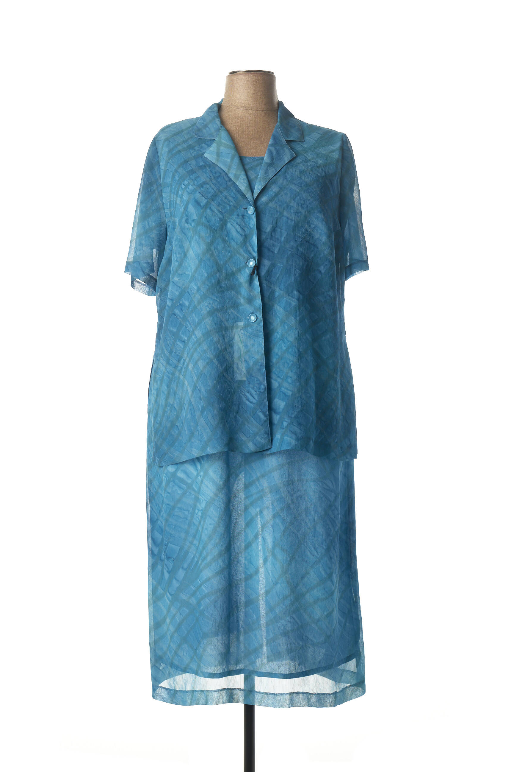 France Rivoire Ensembles Robe Femme couleur bleu