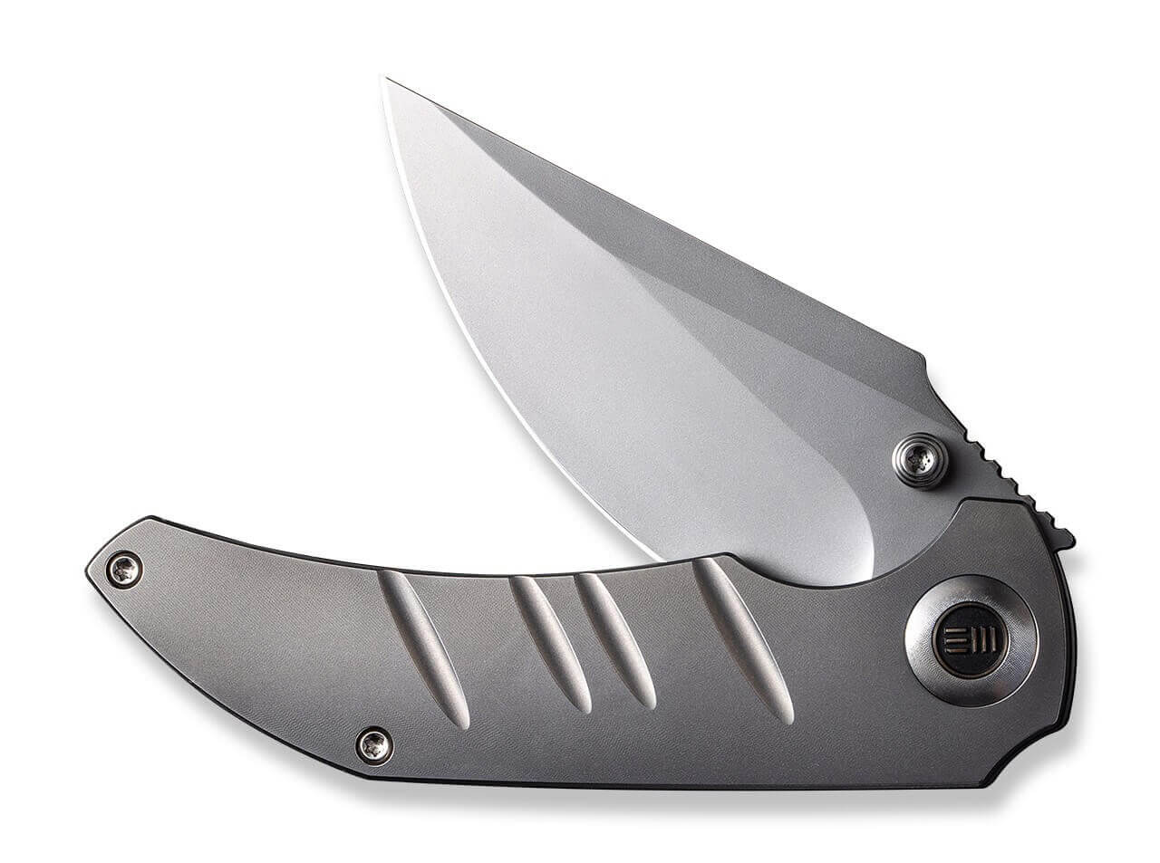 Riff-Raff Polished Bead Blasted Titanium