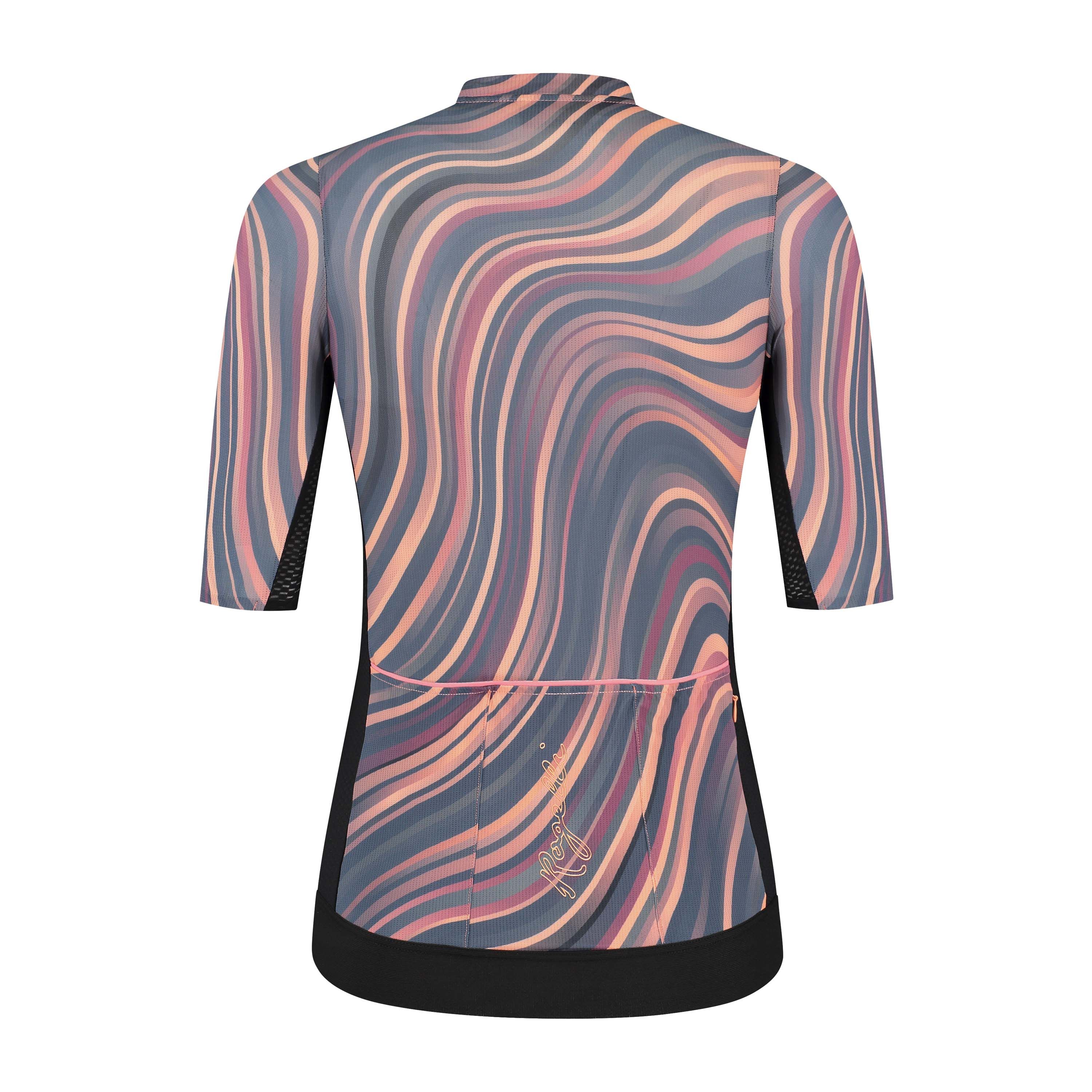 Rogelli Lynn Koralle/Grau Damen Radtrikot Kurzarm