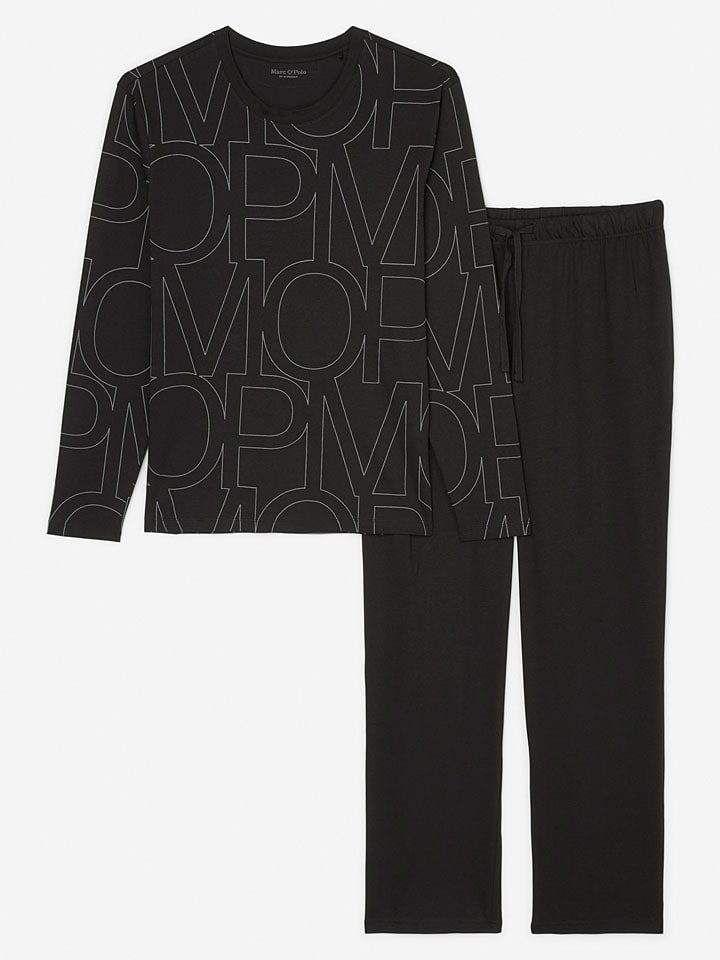 Marc O´Polo Bodywear Pyjama in Schwarz günstig kaufen