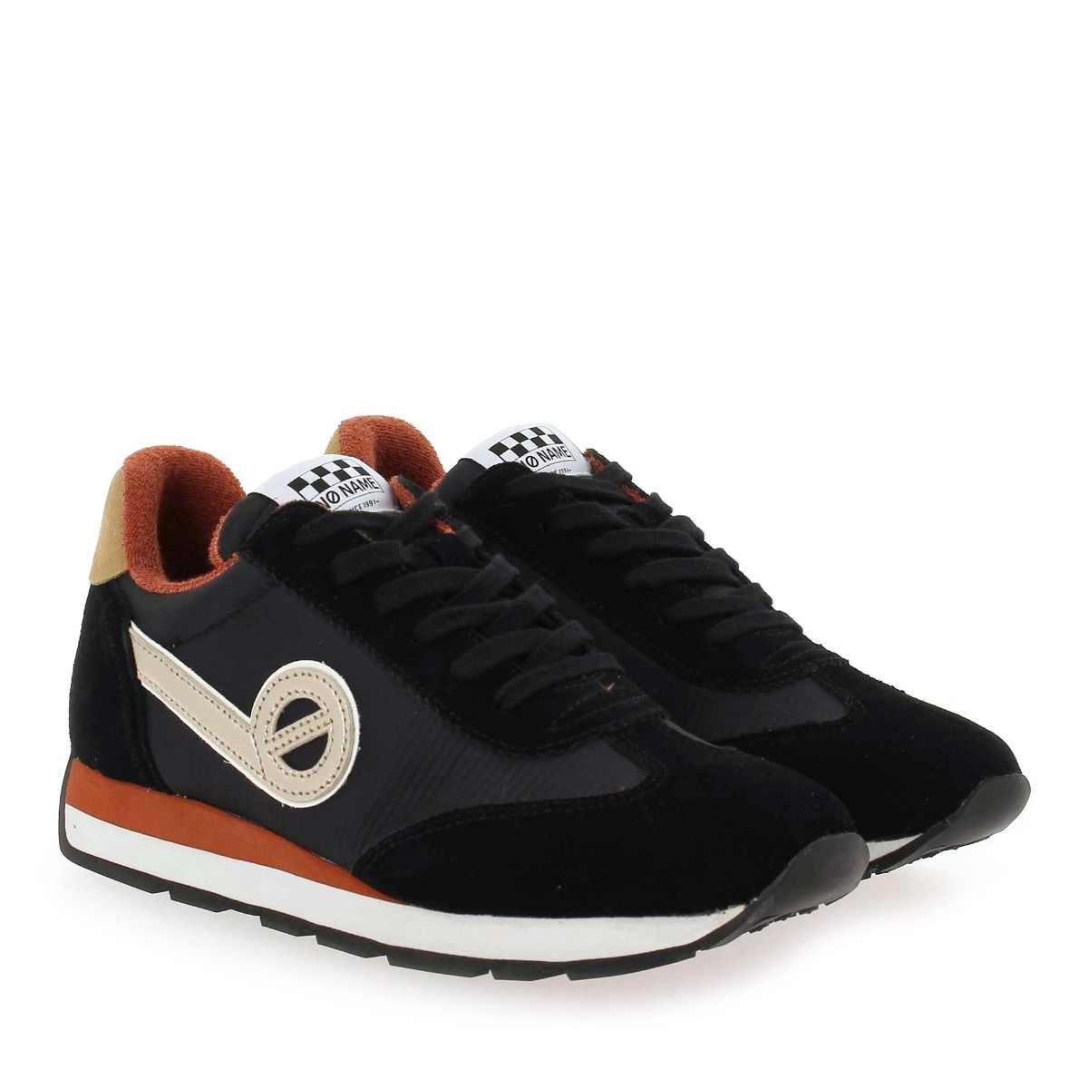 No Name  CITY RUN JOGGER SUEDE/CAMPER - noir