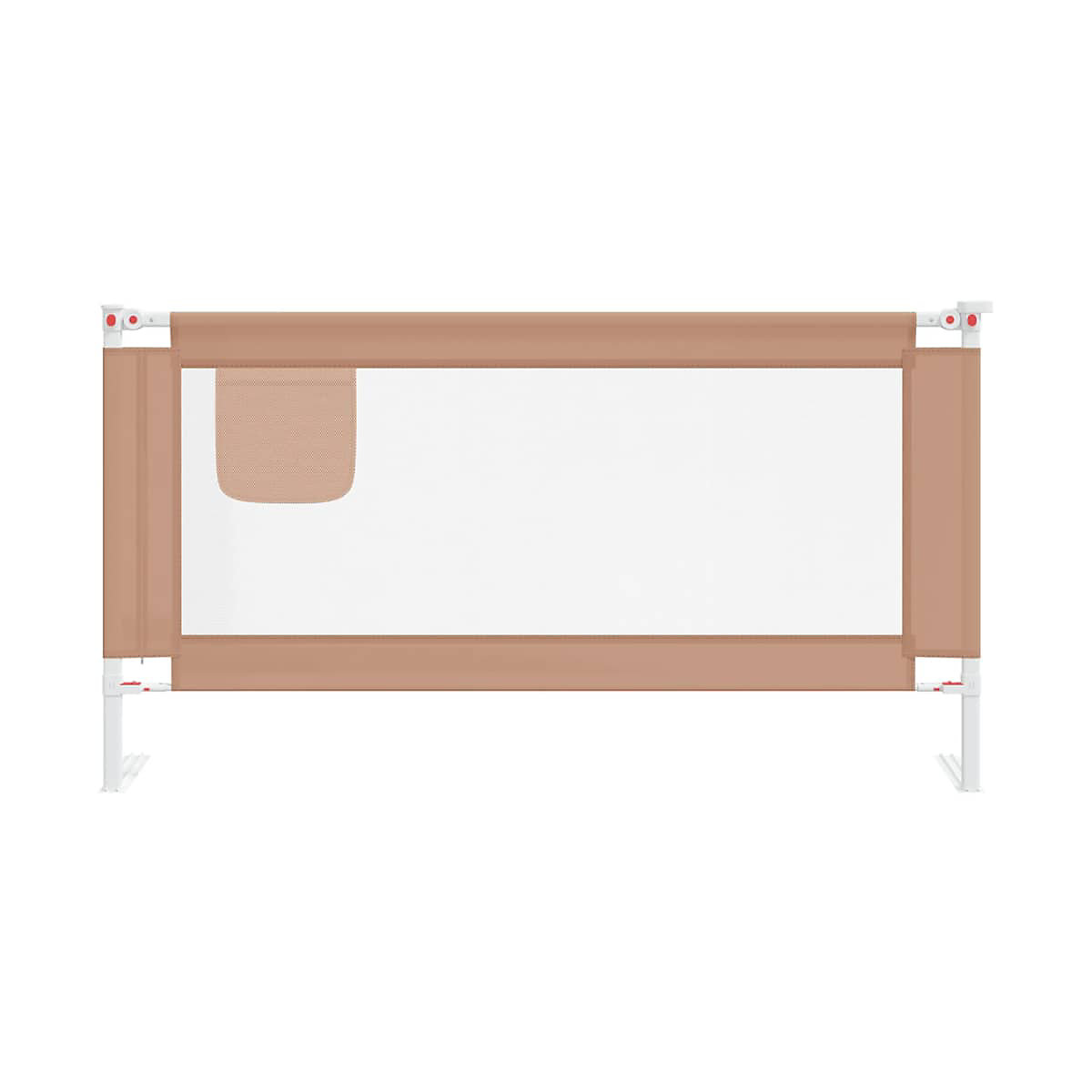 Kleinkind-Bettschutzgitter Taupe 160x25 cm Stoff