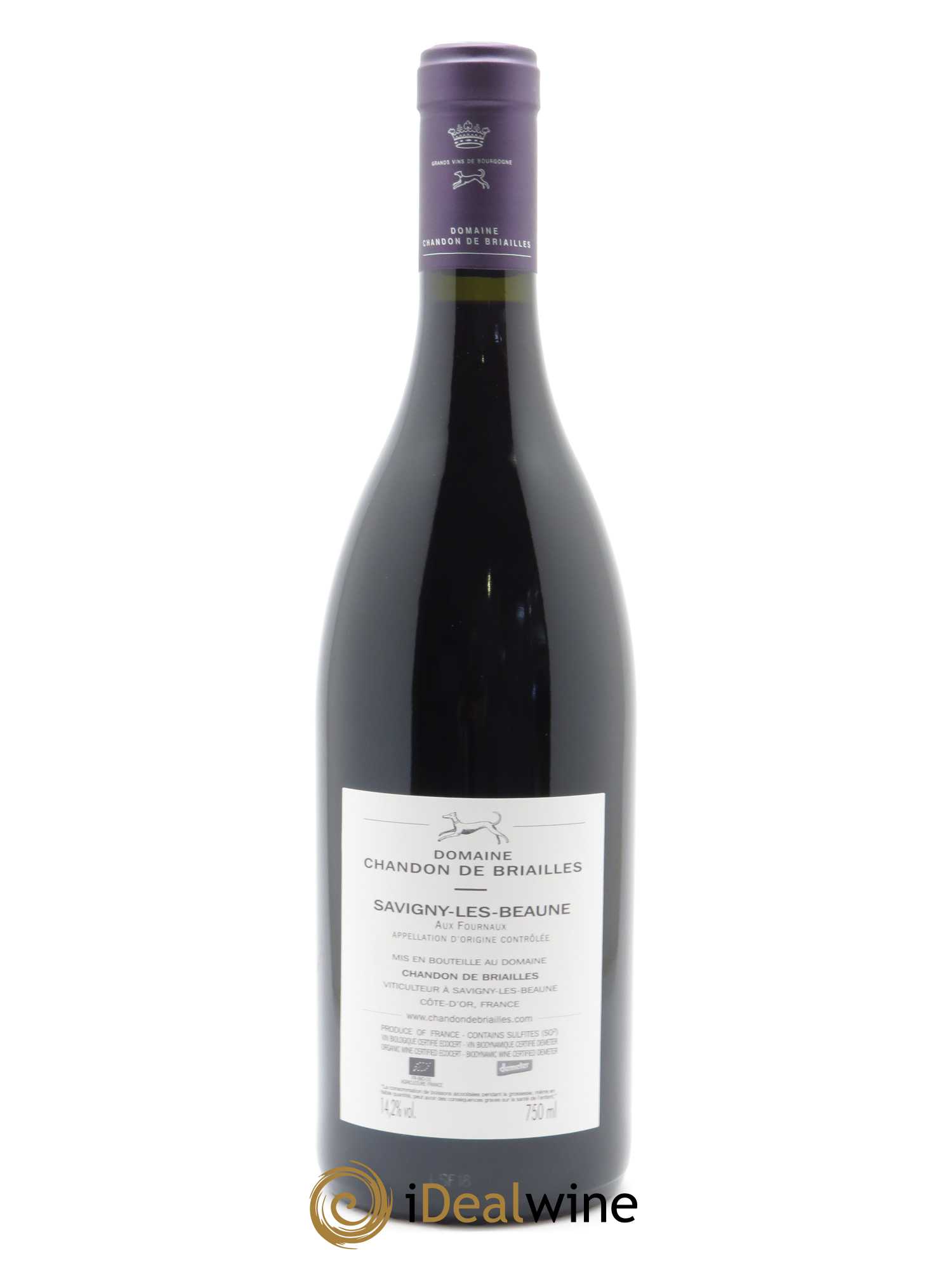 Savigny-lès-Beaune 1er cru Aux Fourneaux Chandon de Briailles  2018 - Lot de 1 Bouteille