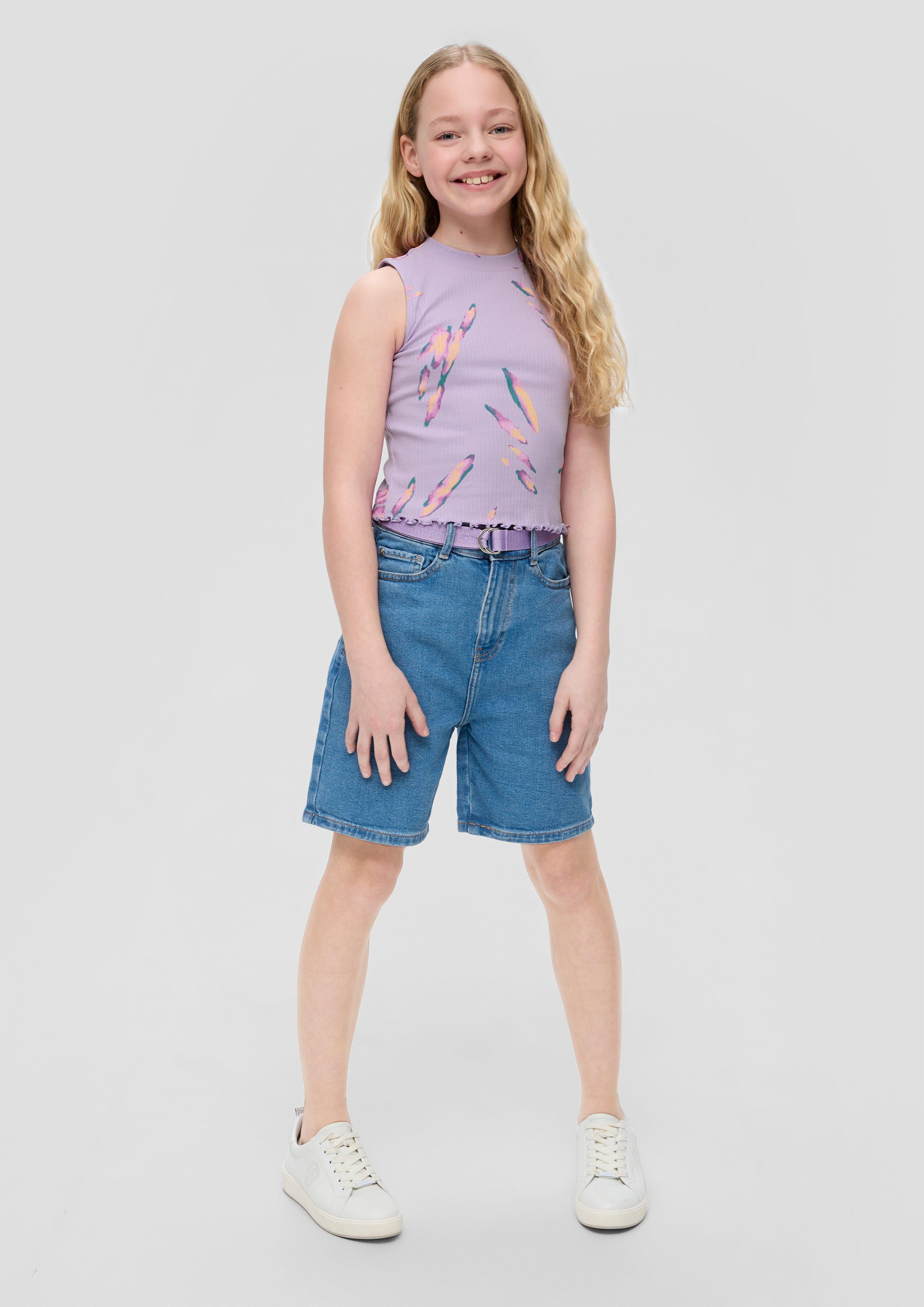 Ärmelloses Shirt mit All-over-Print  2142438-47A3