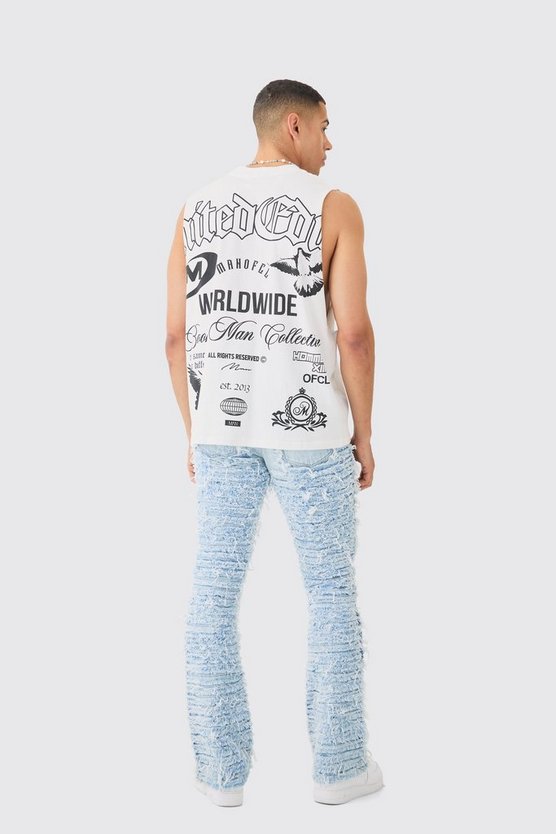 Oversize Tanktop mit Logo