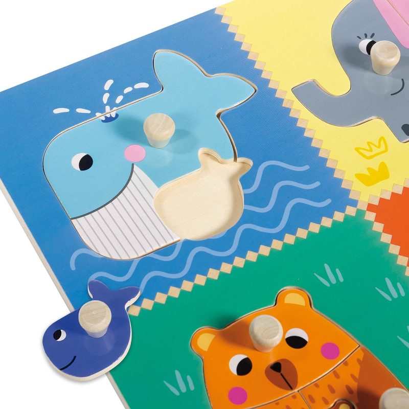 Puzzle maman et bébé Goula