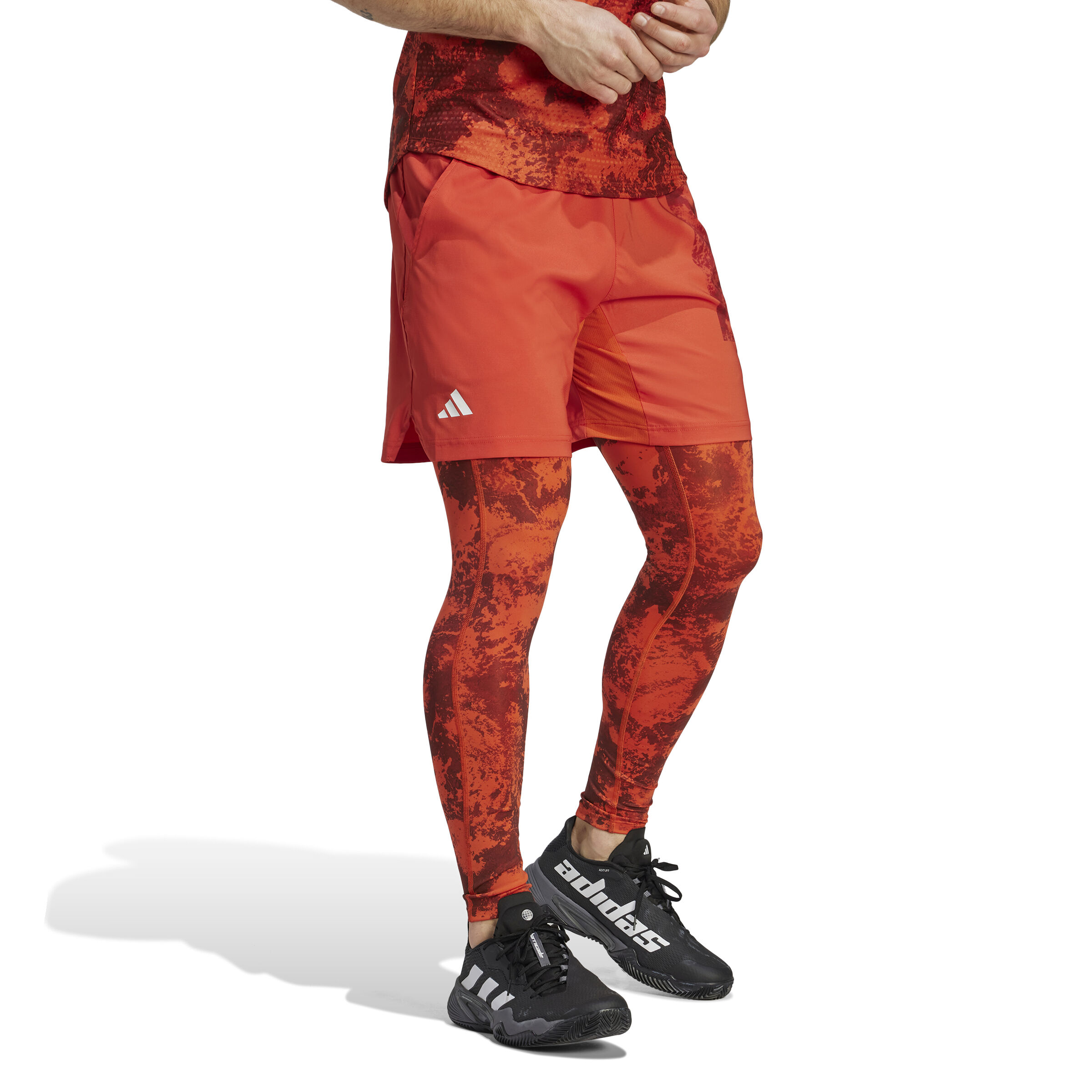 Paris Tech-Fit Tight Herren - Orange, Rot