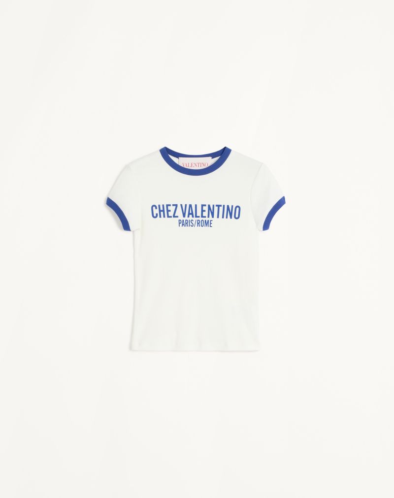 T-shirt i bomuldsjersey