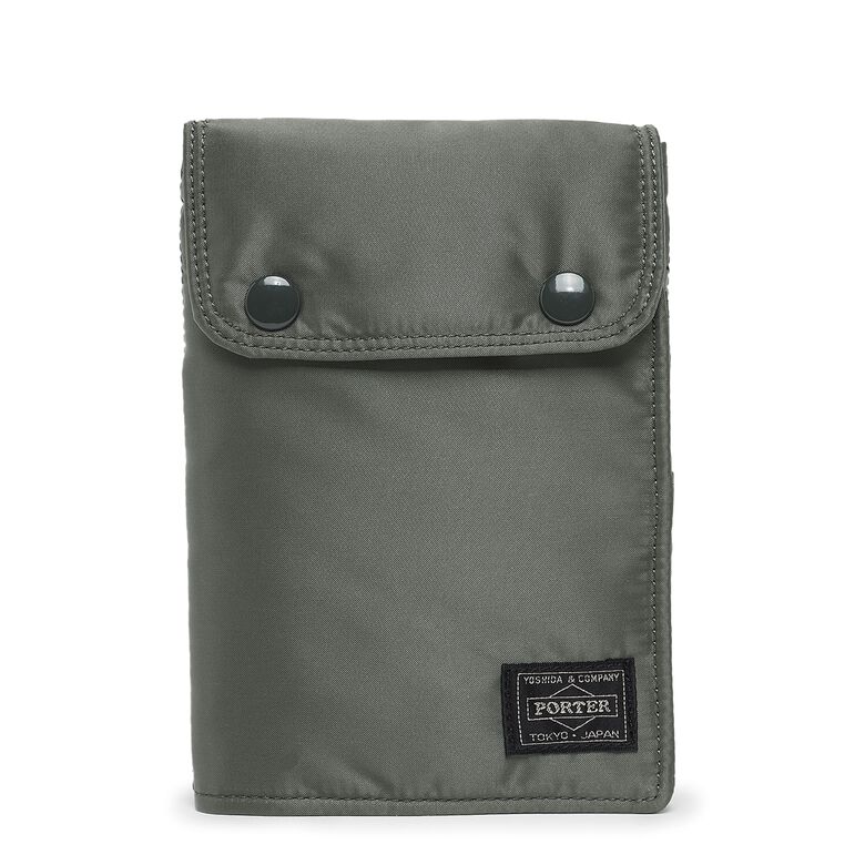 Porter-Yoshida Kaban Travel Case sage silver gray