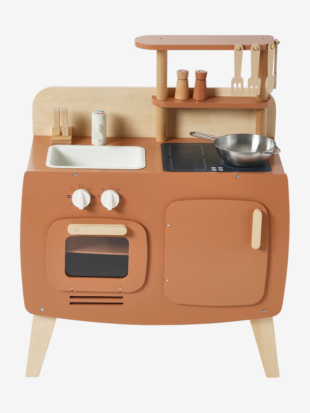 Cuisinette design en bois FSC® rose