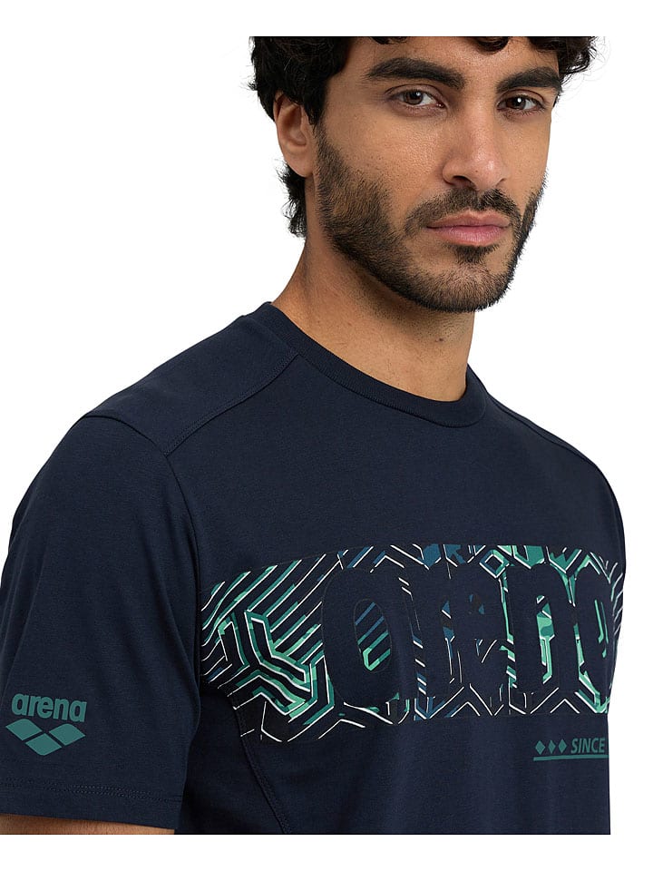 Arena Shirt in Dunkelblau günstig kaufen