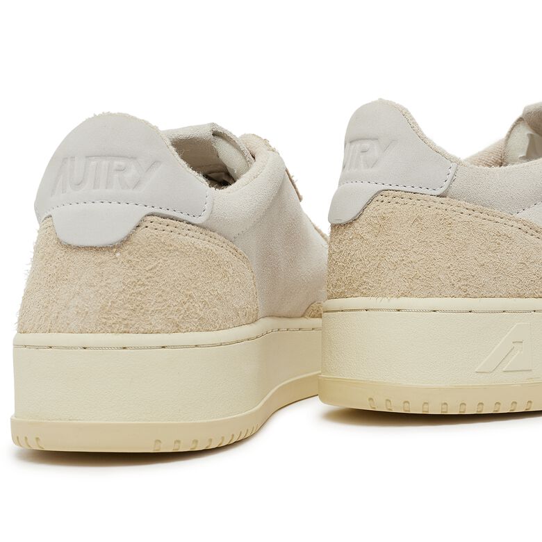 Autry Medalist Low Man SH02 suede/hair ecru