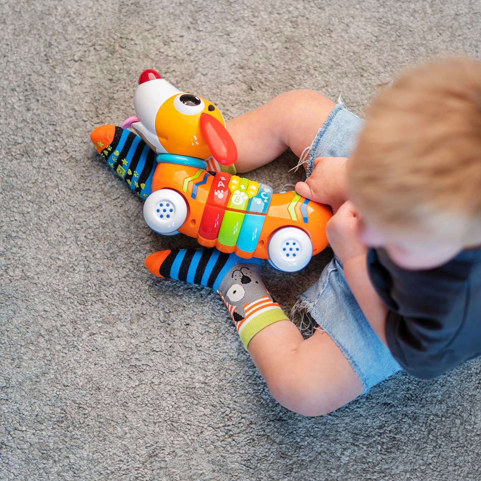 Soxo ABS-Socken Stoppersocken Kinder (Packung, 3-Paar, Set) Baby Geschenk Junge Bunte Antirutschsocken 2 Größen