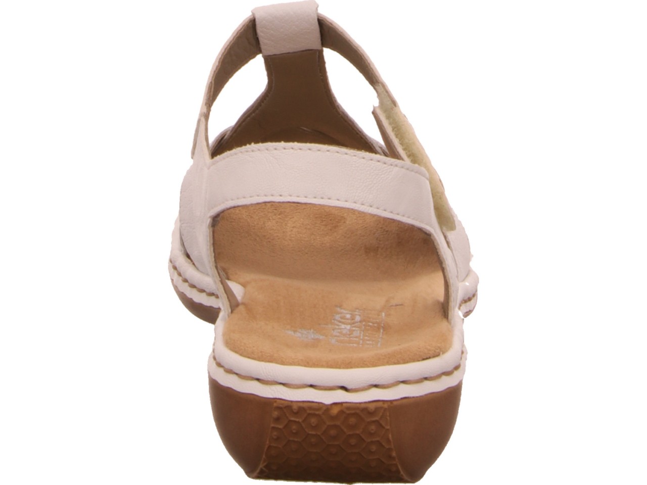 RIEKER Klassische Sandalen weiss