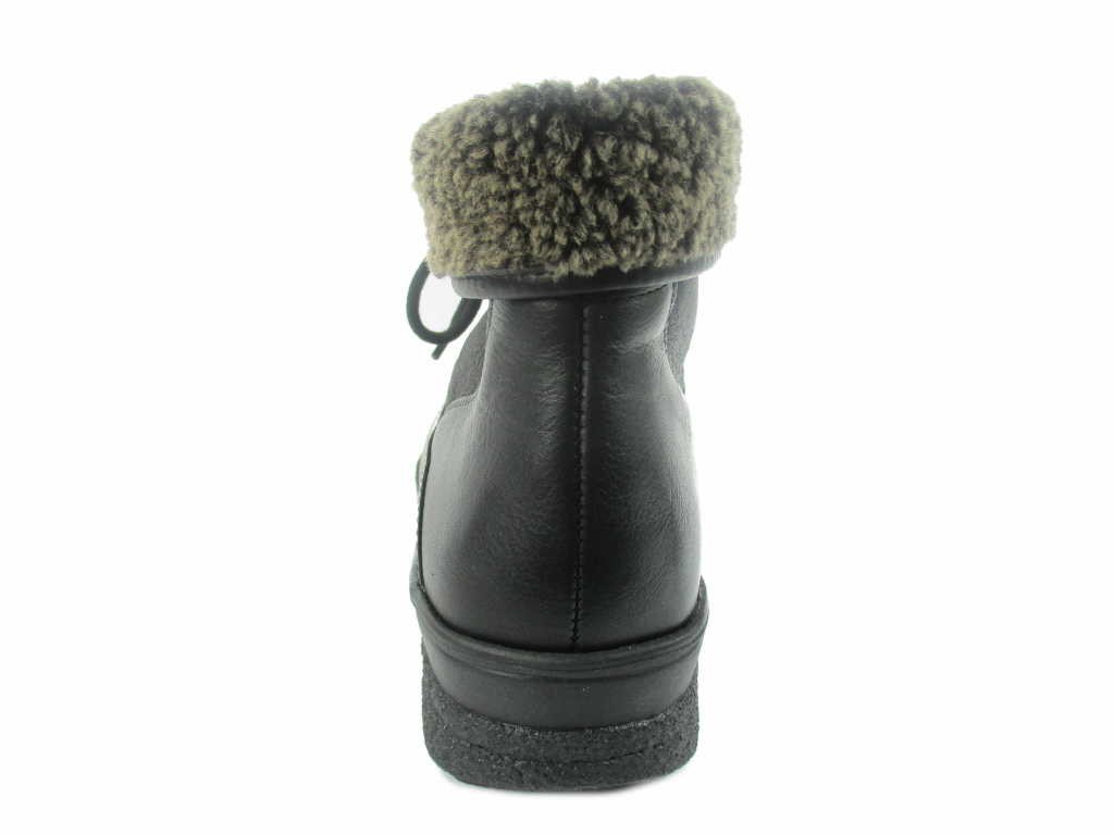 SOLIDUS Schnür-Stiefeletten schwarz Hedda