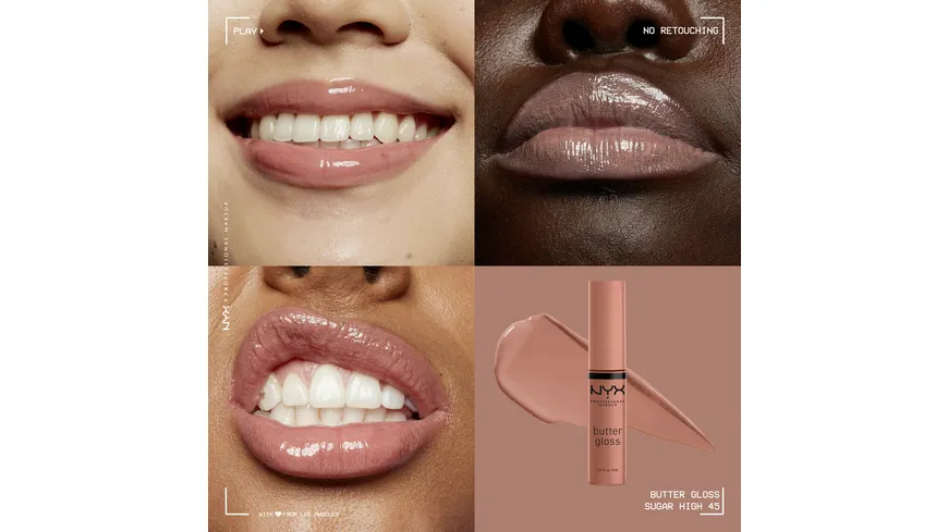 NYX PROFESSIONAL MAKEUP Buttergloss Lipgloss 45 - Sugar High