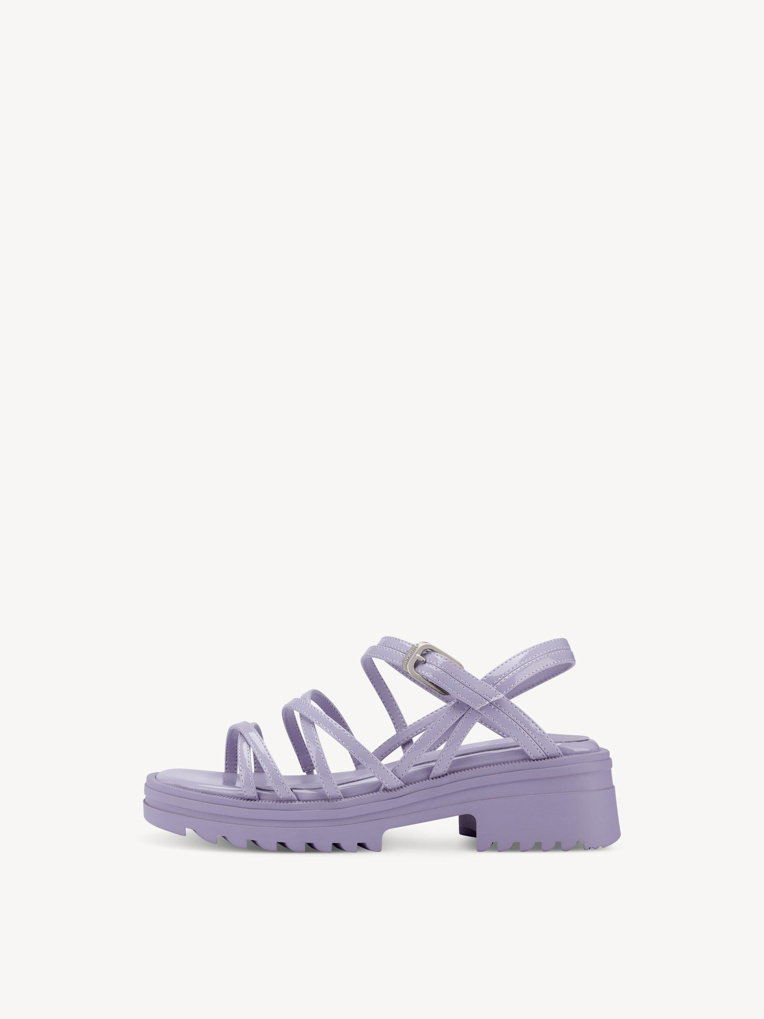 Sandale à talon - mauve